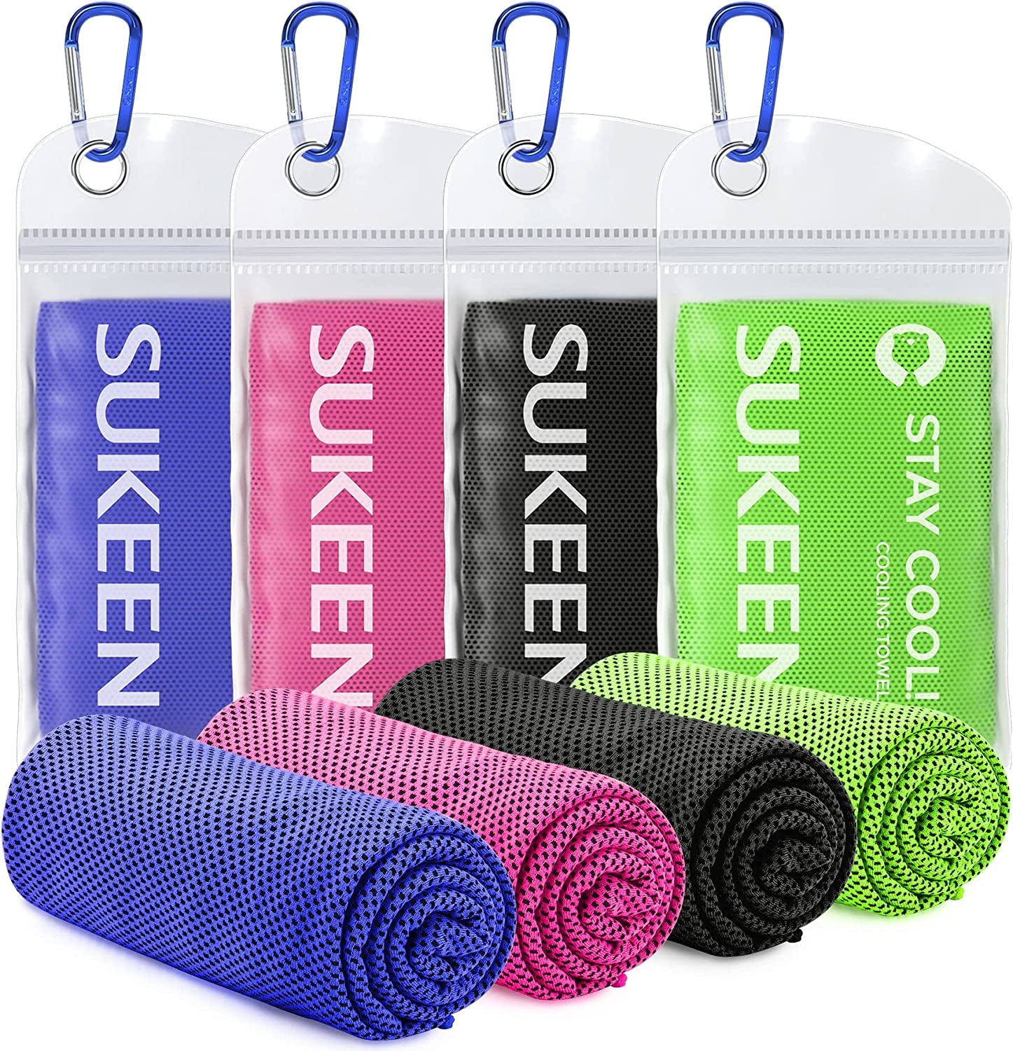 4 Pack Cooling Towels 