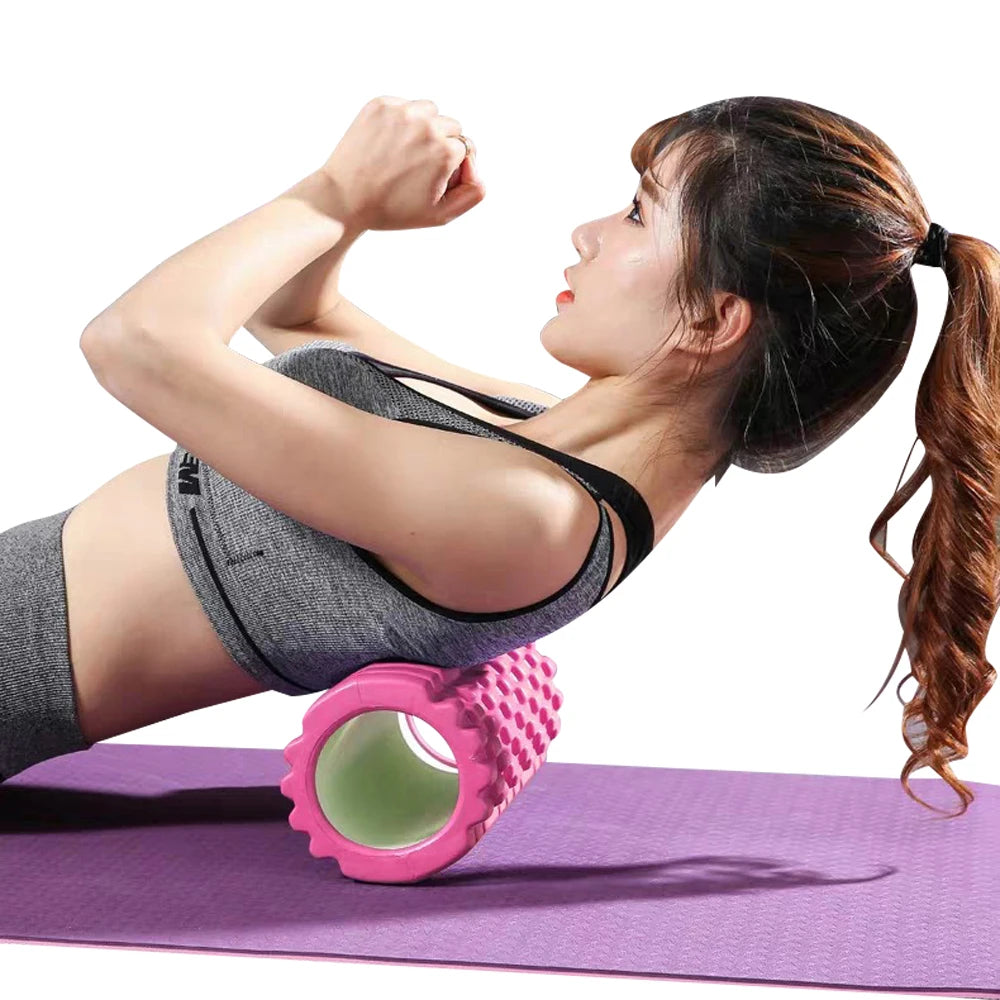  Foam Fitness Pilates Back Muscle Massage Roller 