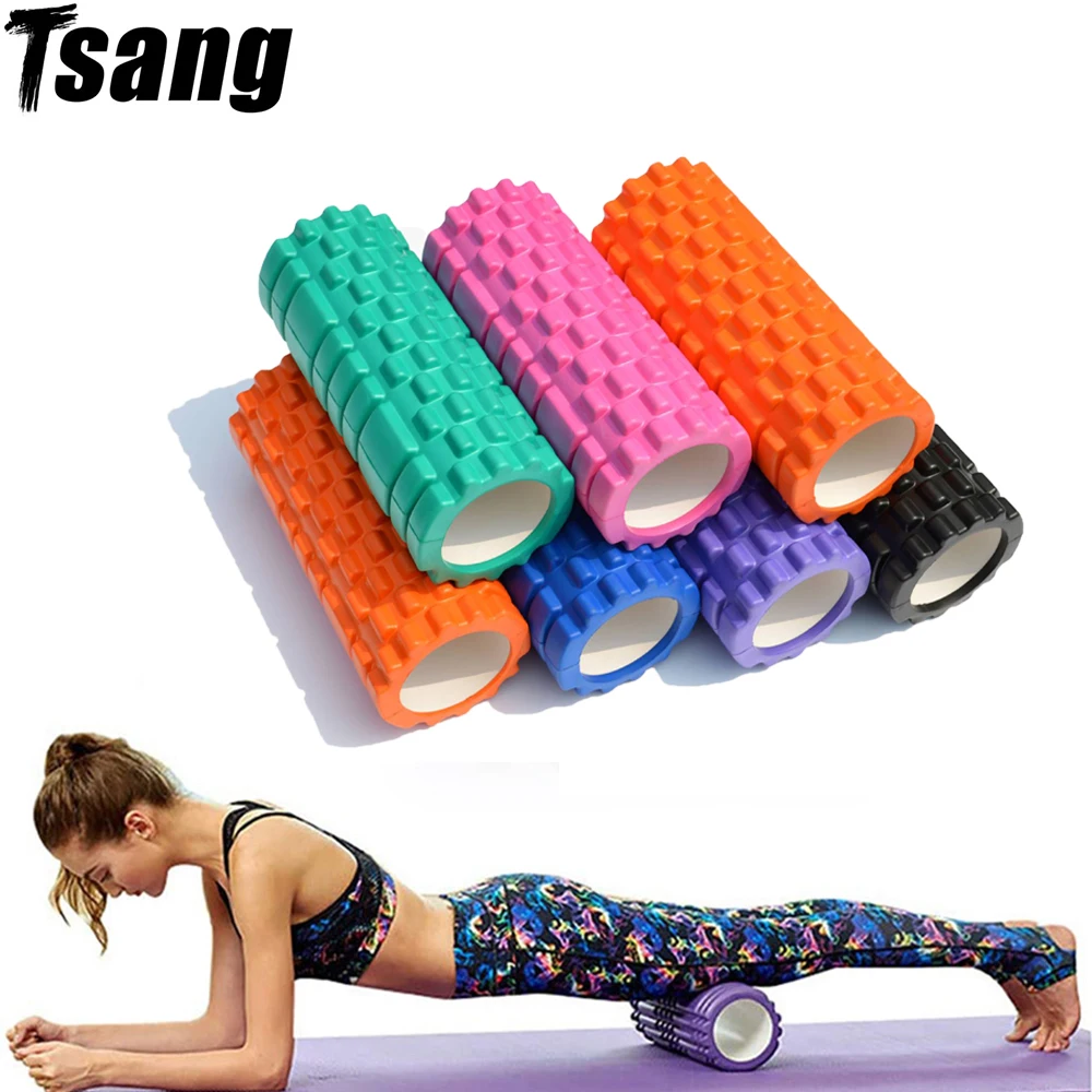  Foam Fitness Pilates Back Muscle Massage Roller 