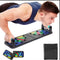 Portable Multifunctional Push-Up Board Set with Handles Foldable Fitness Equipment