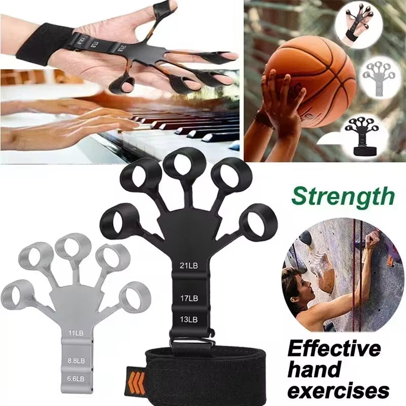 Silicone Grip Training and Exercise Finger Exercise Stretcher Hand Strengthener Arthritis Grip Trainer Grips