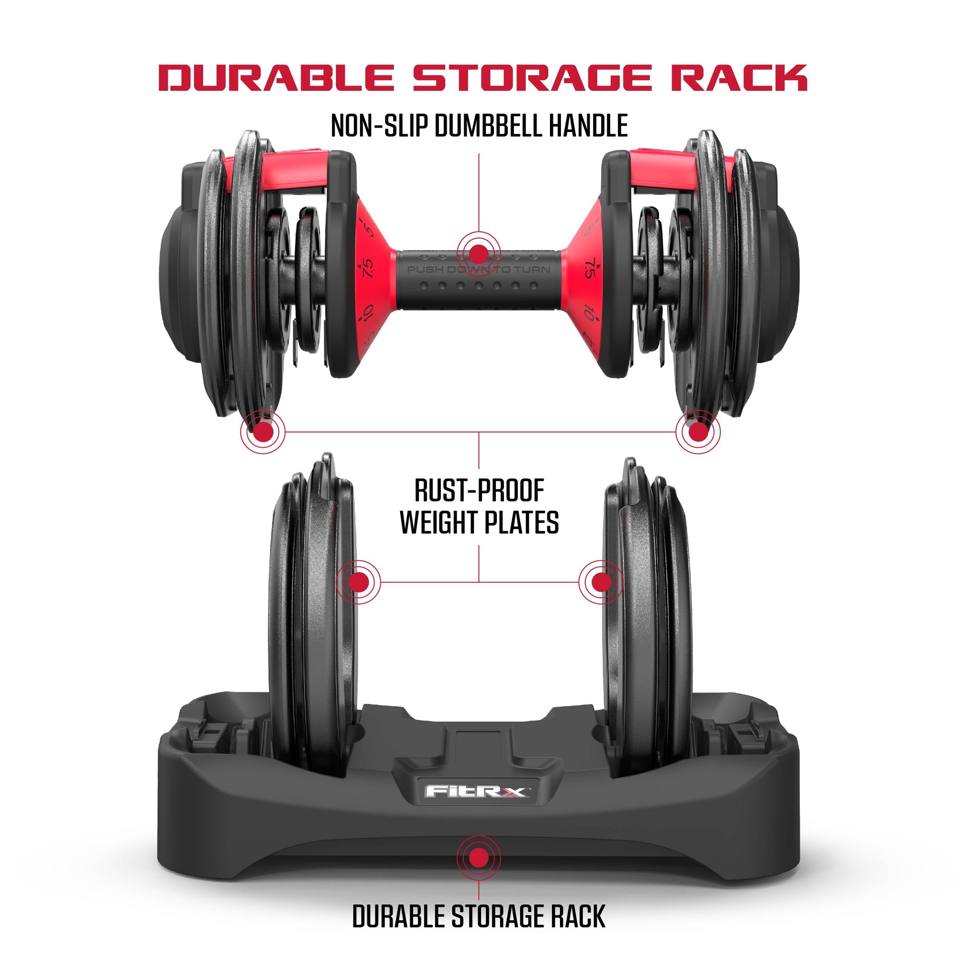 Smartbell 9-in-1 Adjustable Dumbbell Set, 25 lbs